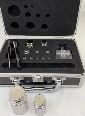 砝码E1/E2级316无磁不锈钢盒装砝码1mg-100g 1mg-200g 1mg-500g