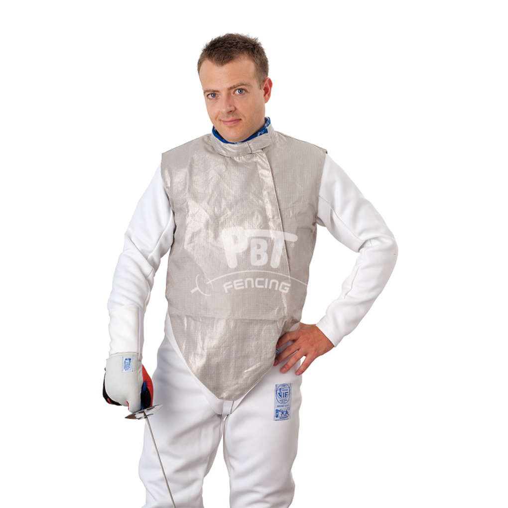 进口pbt击剑花剑金属衣银色电衣马甲匈牙利击剑器材支持水洗