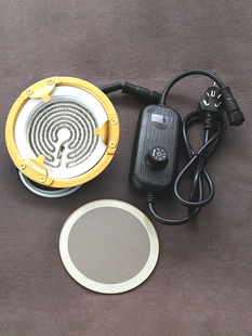 纯铜电陶炉芯罐罐茶煮茶器电碳两用炉煮茶炉配件电炉丝茶炉发热盘