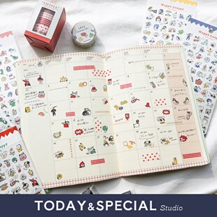 【T&S Studio】mindwave贴纸Happy Snappy系列表情可爱人物