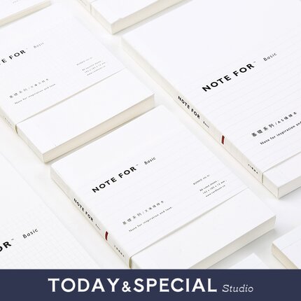 【T&S Studio】NOTE FOR 手帐本内芯A5A6空白方格笔记本简约手账