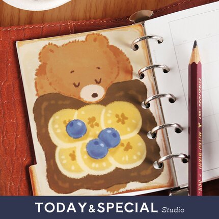 NOTE FOR M5活页分隔页甜点手帐收纳活页本索引分类配件装饰素材