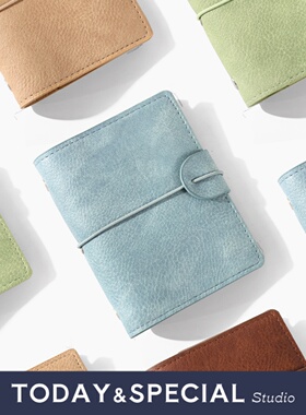 NOTE FOR 皮面活页手帐套装 M5仿真皮活页手帐本记事本