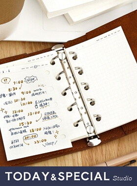 NOTE FOR M5 A7活页手帐内芯《基础系列》待办日周月计划效率内页