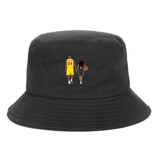 NBA 科比Kobe 周边渔夫帽男女运动遮阳帽子学生休闲卡通盆帽