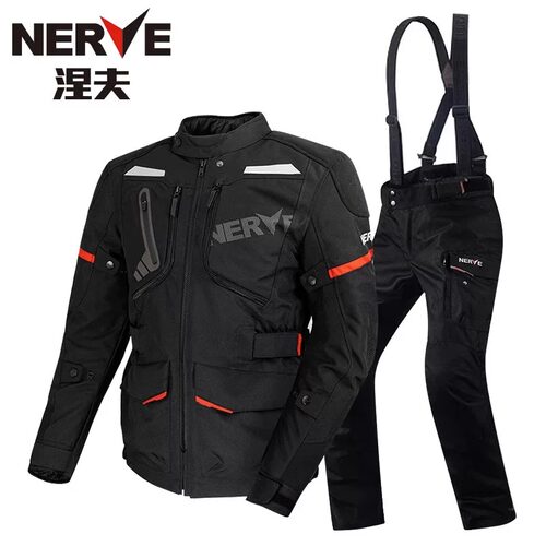 NERVE涅夫勃朗摩托车骑行服男机车拉力服四季保暖防寒防水防摔服