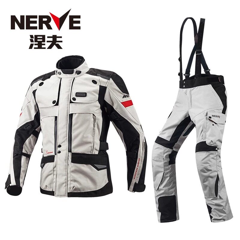 NERVE涅夫高加索摩托车骑行服套装男四季通用拉力服防摔防水冬季