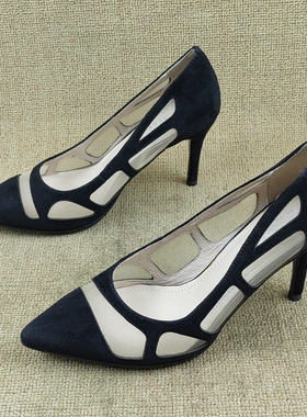 353638码撤柜断码清仓处理春季新款尖头细高跟浅口透气百搭女单鞋