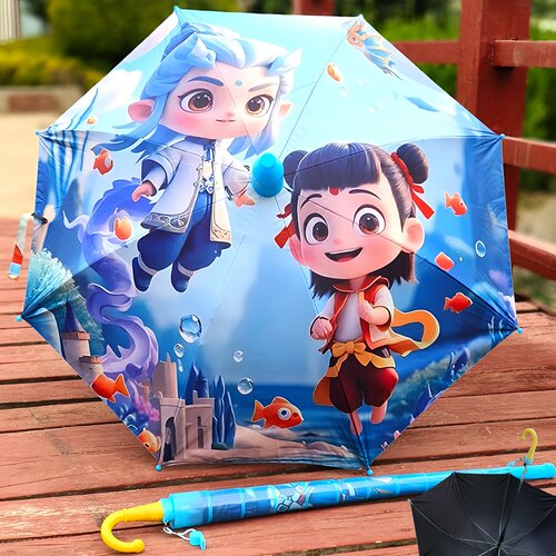 哪吒敖丙卡通动漫儿童雨伞