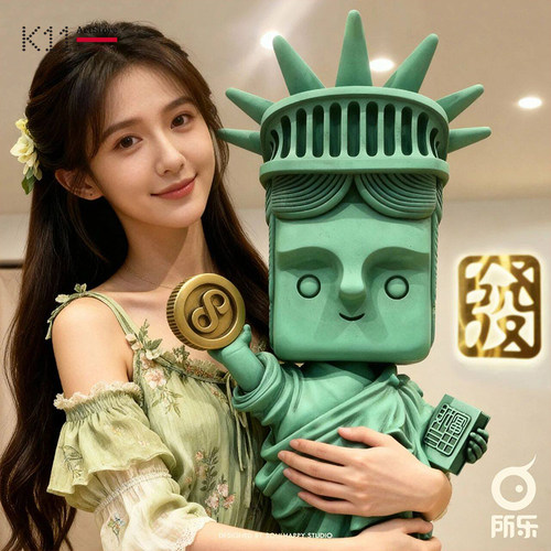 K11所乐 财富自由神PLUS 麻将baby潮玩创意摆件寓意家居装饰礼物
