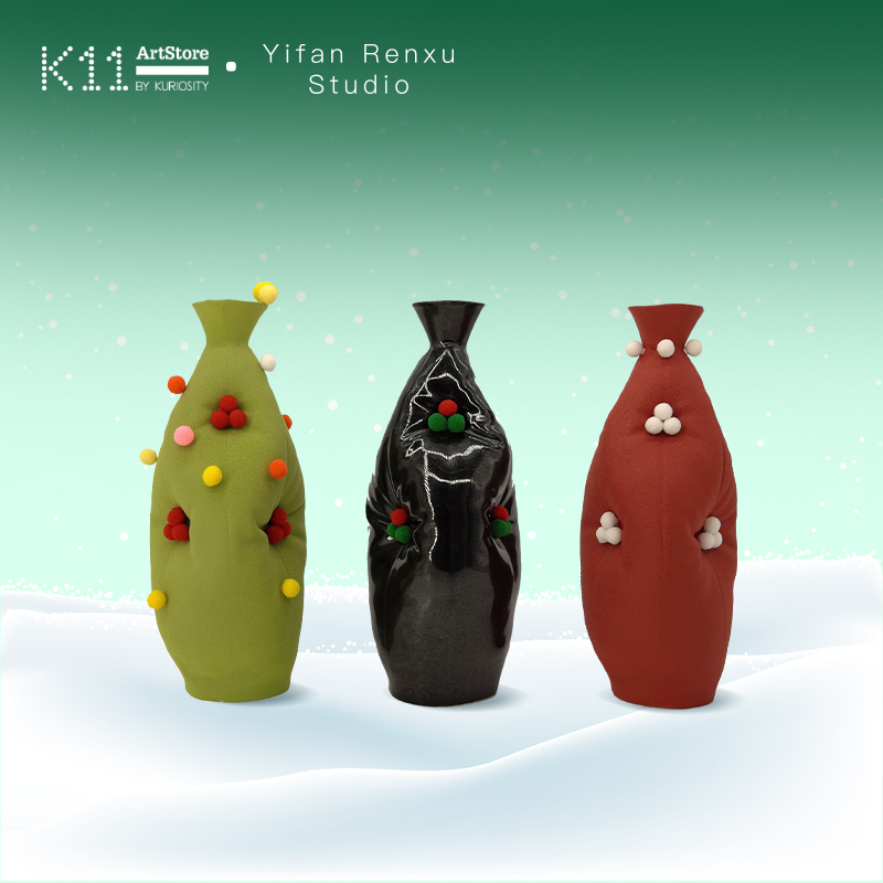 K11 Yifan Renxu Studio限量款花器陶瓷花瓶艺术品创意圣诞礼物
