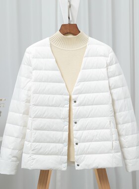 2025年秋冬季新款内胆羽绒服女短款内穿轻便90白鸭绒保暖抗寒外套