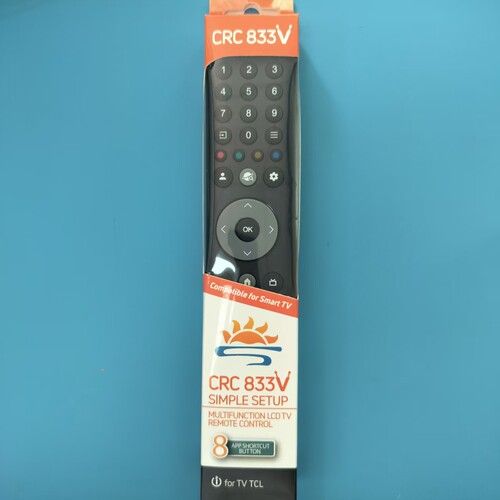适用于TCL电视机遥控器 SMASH品牌通用CRC833V
