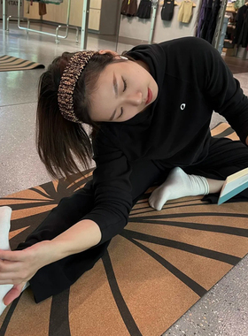 素然卫衣 25年女秋亲肤双面磨毛带帽长袖T恤直筒裤套装 A0253TS29