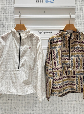 素然短外套 25春夏女士新款休闲运动轻量跑步带帽皮肤衣A0251JA11