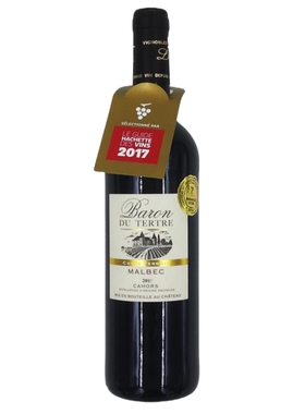 原瓶进口法国黑酒 岱特男爵古地红葡萄酒 BARON DU TERTRE