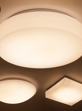 简约房间卧室天花灯过道走廊阳台卫生间可换灯泡LED玻璃e27吸顶灯