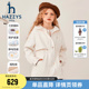 hazzys哈吉斯童装 女童风衣25秋新三防收腰加绒厚外套