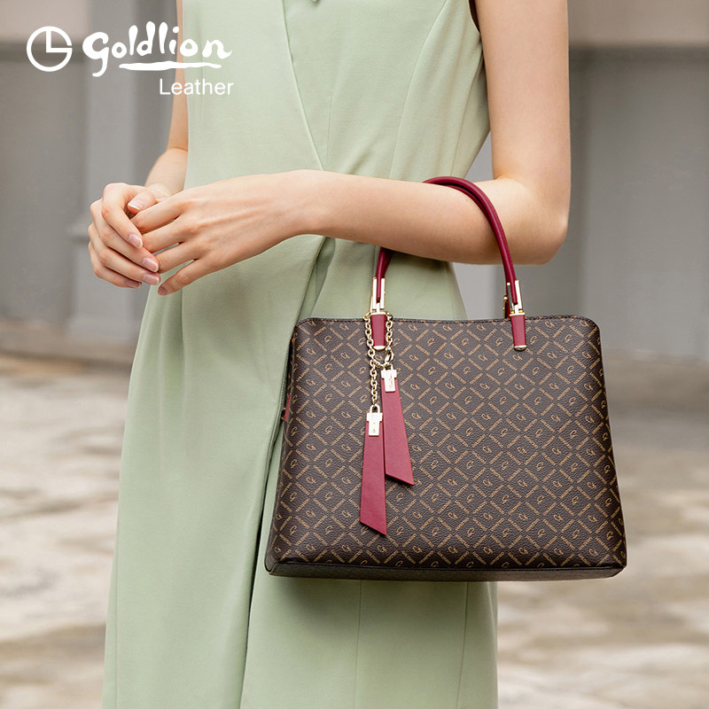 金利来女包2020新款单肩斜挎手提包大容量妈妈款简约百搭手拎包潮