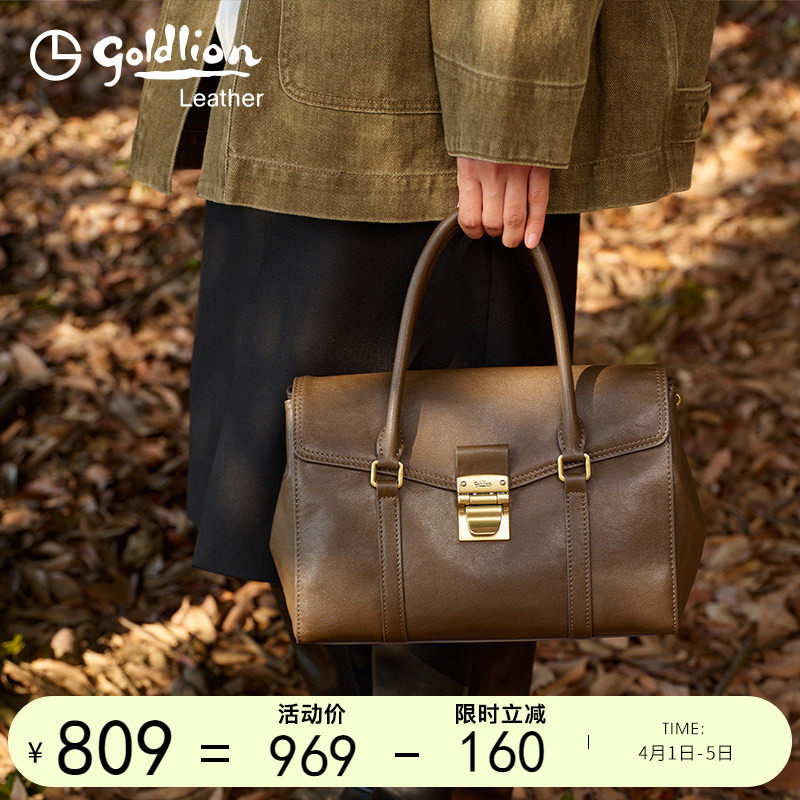 金利来2026新款女包真皮手提包时尚百搭质感单肩斜挎包大容量通勤