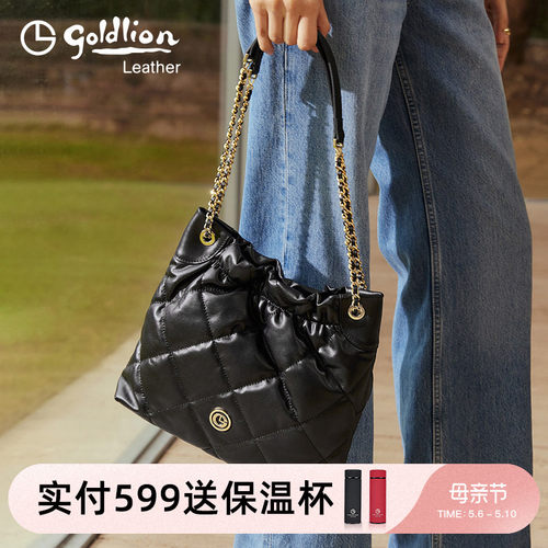 金利来新款女包垃圾袋包包子母包