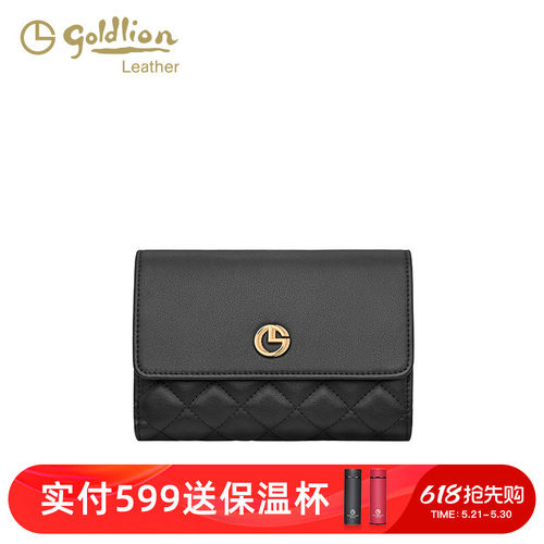 女钱包金利来时尚百搭真皮