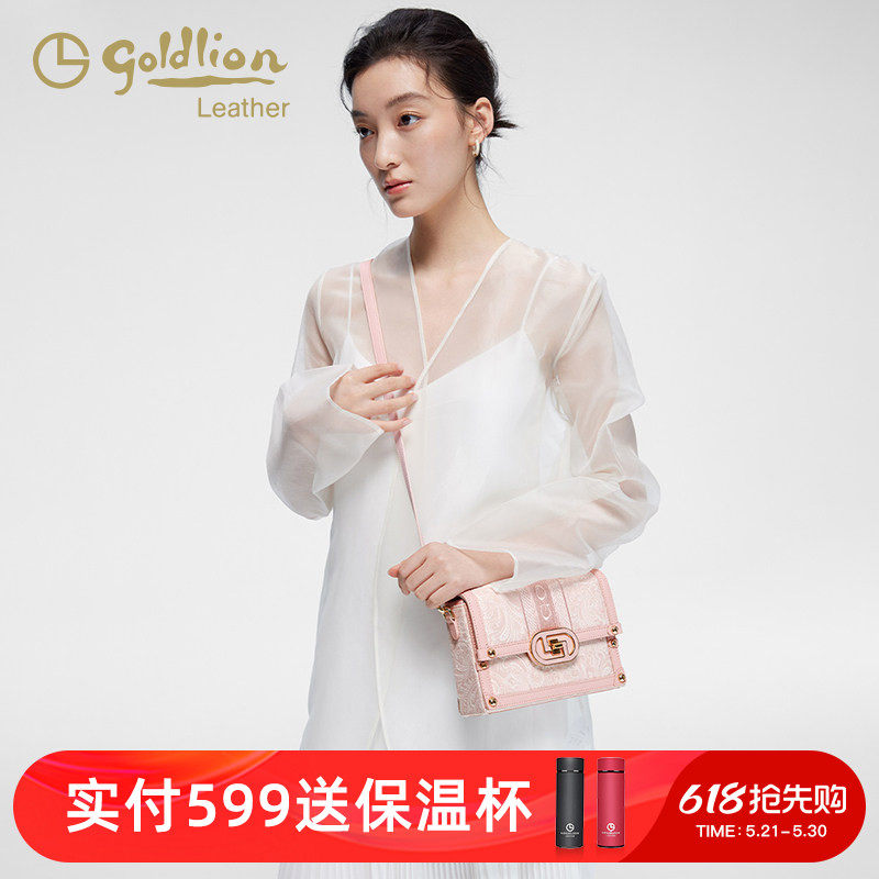 金利来轻奢刺绣女包2026新款时尚百搭洋气单肩包潮流斜挎通勤小包