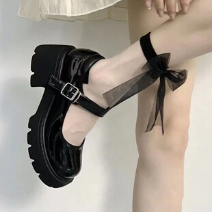 高跟lolita鞋 女时尚 2025新款 jk鞋 粗跟厚底单鞋 复古玛丽珍鞋 小皮鞋