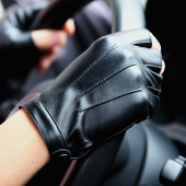 男女士露半指皮手套秋冬季 备 户外战术健身骑行防滑开车机车摩托装