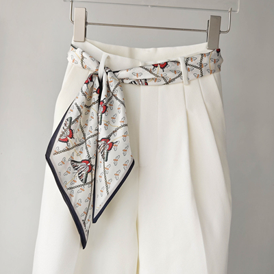 长条小丝巾腰带女2025新款系脖高级感脖子丝带脖饰领巾飘带绑发带