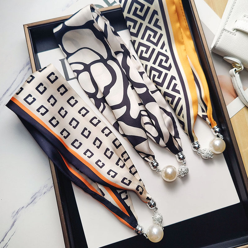 磁吸扣丝巾项链式高级感网红新款磁力扣手链小长条女春秋护颈带,服饰配件/皮带/帽子/围巾,围巾/丝巾/披肩,淘宝优惠券,粉丝福利购,淘宝优惠卷