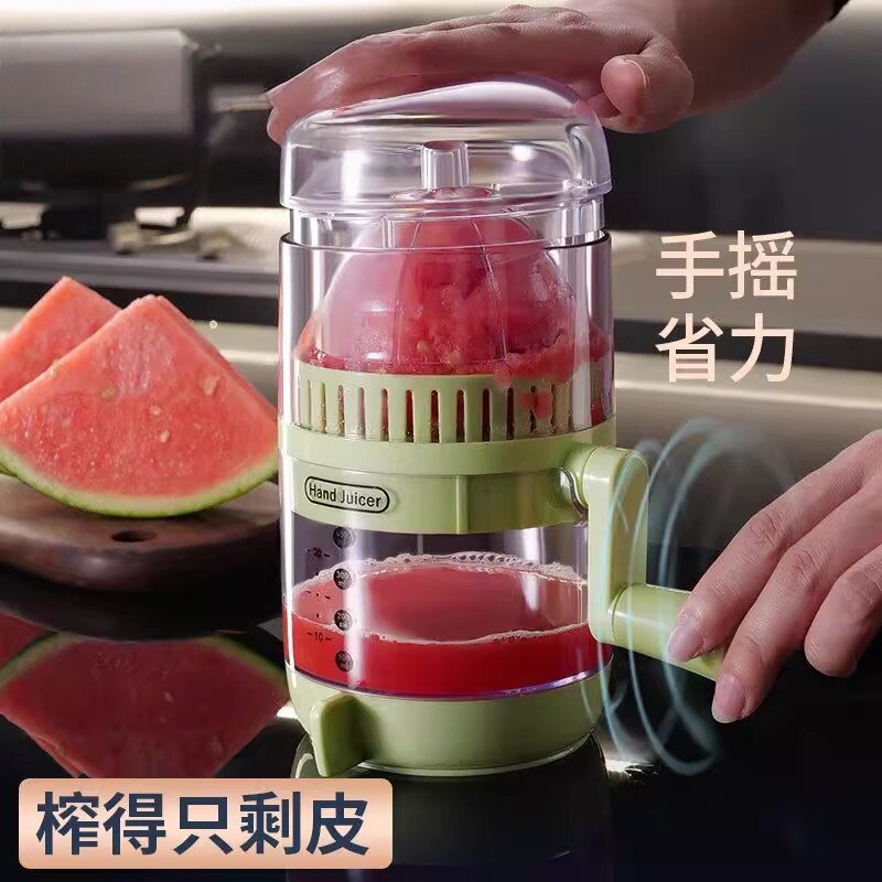 手动榨汁机橙汁压榨器手动柠檬榨汁器西瓜汁挤压器家用石榴压汁器