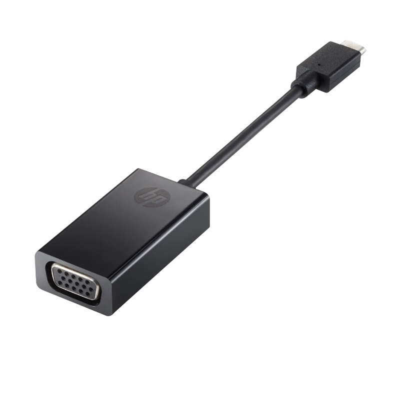 惠普 N9K76AA转接器转接头USB-C适配器 usb-c转VGA转接线雷电3