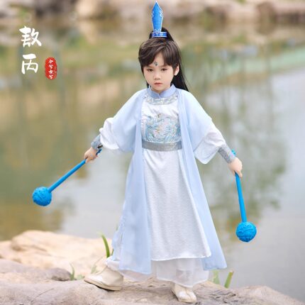 男童汉服2026夏款儿童古风哪吒敖丙服装国风套装男宝幼儿园表演服