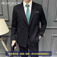 Черный комплект, штаны, рубашка, галстук, галстук-бабочка