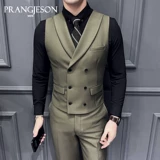 Британская джентльменская рабочая жилеты набор мужского джентльмена бизнес -отдыха