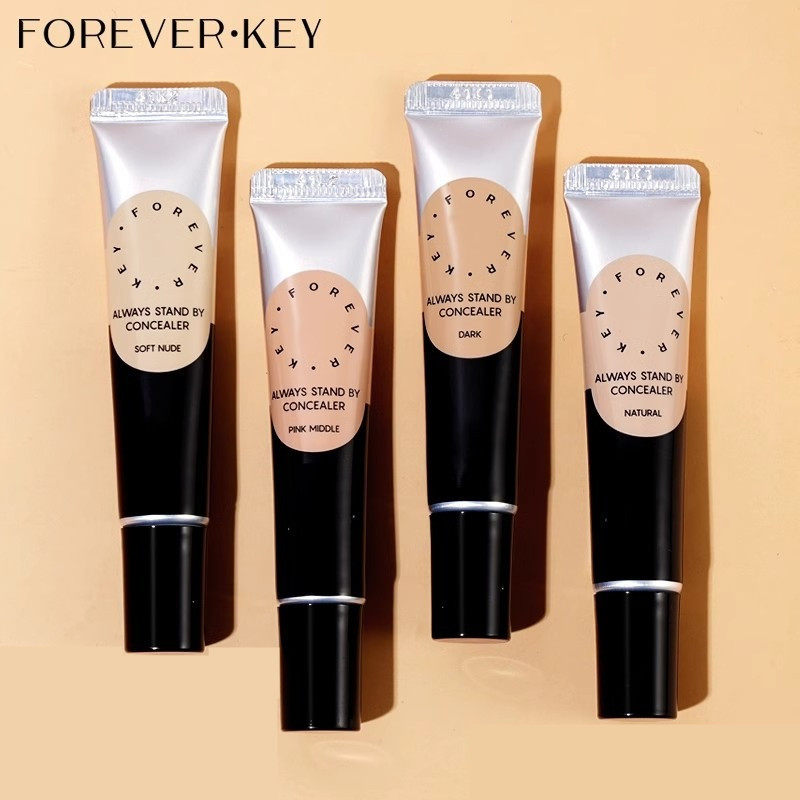 Foreverkey遮瑕膏遮暇液笔遮盖斑点脸部黑眼圈痘印学生膏体易推开