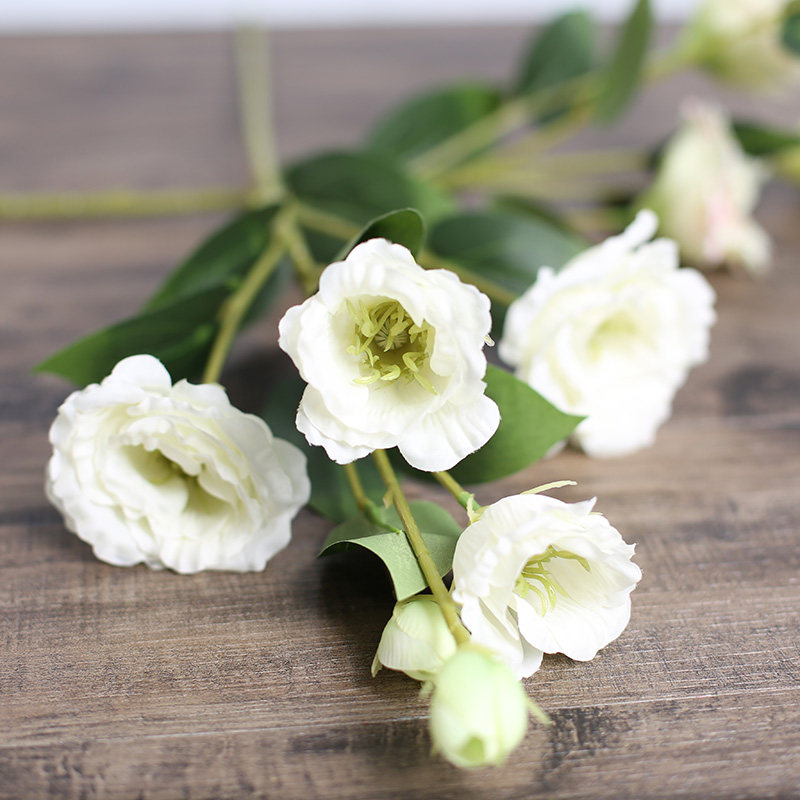 包邮洋桔梗花新款白色手工插花束婚礼会场景花海布置装饰居家花摆