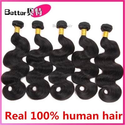 8A Brazilian Human virgin Hair weft body Wave extension 发帘