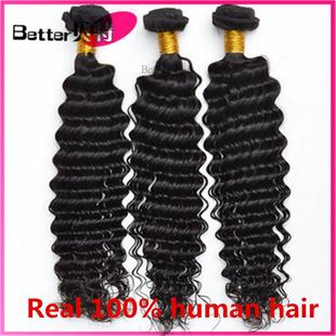 Hair Deep weave 秘鲁发真人假发 Virgin curly 发帘 Peruvian