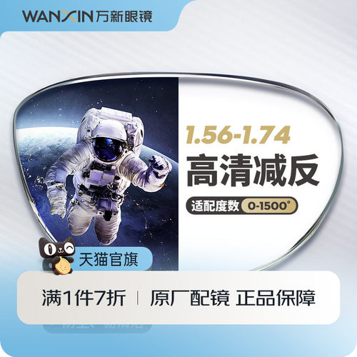 万新超薄高度近视镜片