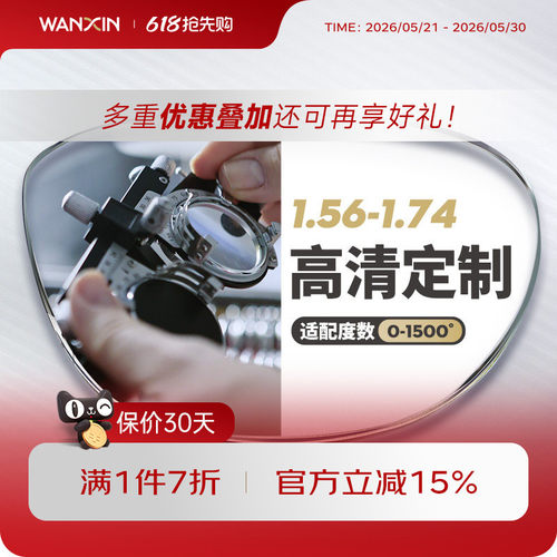 高度数高散光非球面镜片万新
