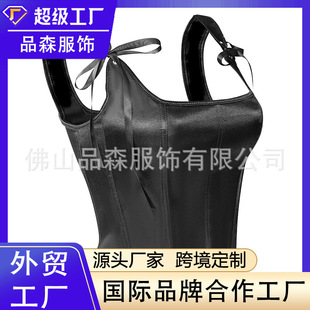 直销宫廷塑身衣欧美女装可调节聚拢胸衣外搭骨衣塑身衣