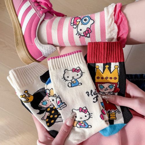 卡通hellokitty春夏季ins女袜