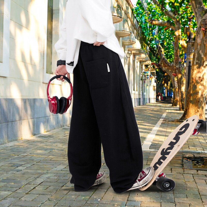 男童春装韩系直筒运动卫裤2026新款中大儿童春季帅气休闲宽松裤子