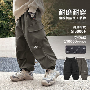 童装男童休闲裤子2026春季新款儿童户外工装裤大童春秋运动长裤潮
