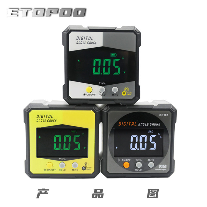 New Laser Digital Tilt Angle Meter Level Gauge水平尺图片