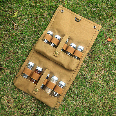 Outdoor portable seasoning bottle set camping barbecue