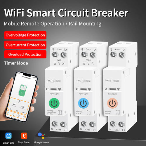 TUYA WiFi intelligent remote control circuit breaker timing