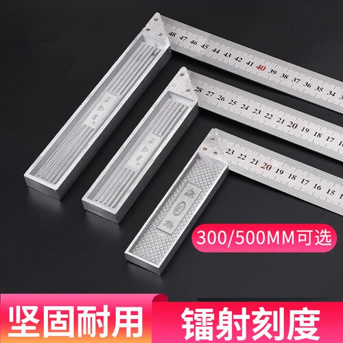 Stainless steel woodworking measuring tool triangle ruler